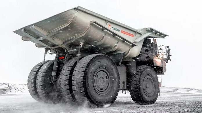 Metso mining truck