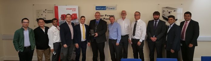 Cummin cropped 柴油发电机在韦兰权力英国工厂