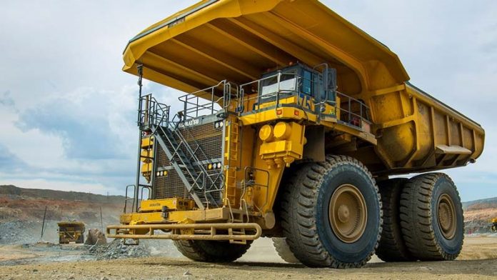 hydrogen-powered dump truck