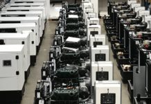 柴油发电机在韦兰权力英国工厂